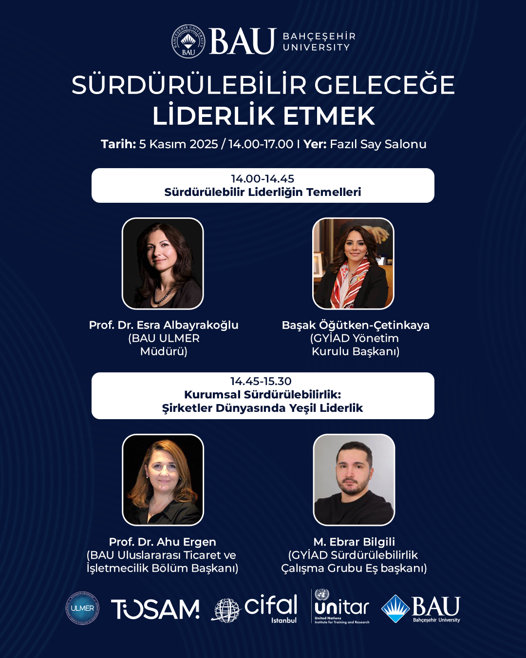 Sürdürülebilir Geleceğe Liderlik Etmek